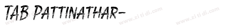 TAB Pattinathar字体转换